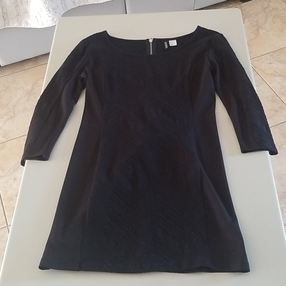 H&M Long Sleeve Black Dress